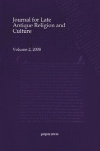 cover of the book Journal for Late Antique Religion and Culture