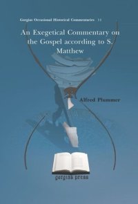 cover of the book An Exegetical Commentary on the Gospel according to S. Matthew