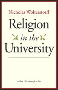 cover of the book Religion in the University