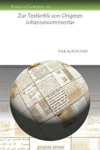 cover of the book Zur Textkritik von Origenes Johannescommentar