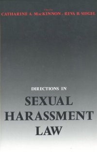 cover of the book Directions in Sexual Harassment Law