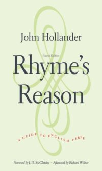 cover of the book Rhyme's Reason: A Guide to English Verse