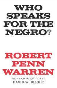 cover of the book Who Speaks for the Negro?