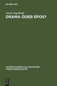 cover of the book Drama oder Epos?: Richard Wagners Gattungstheorie des musikalischen Dramas