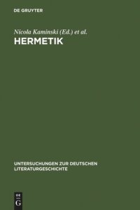 cover of the book Hermetik: Literarische Figurationen zwischen Babylon und Cyberspace