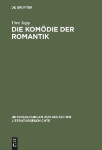 cover of the book Die Komödie der Romantik: Typologie und Überblick