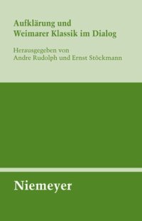 cover of the book Aufklärung und Weimarer Klassik im Dialog