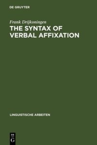 cover of the book Syntax of Verbal Affixation (Linguistische Arbeiten)