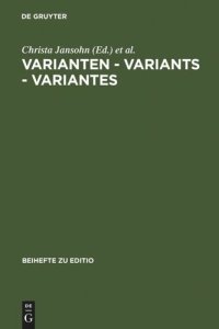 cover of the book Varianten - Variants - Variantes