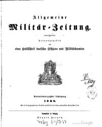 cover of the book Allgemeine Militär-Zeitung