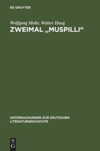 cover of the book Zweimal "Muspilli"