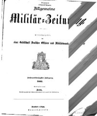 cover of the book Allgemeine Militär-Zeitung