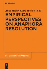 cover of the book Empirical Perspectives on Anaphora Resolution