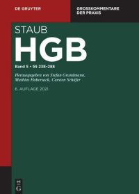 cover of the book Handelsgesetzbuch: Band 5 §§ 238-288