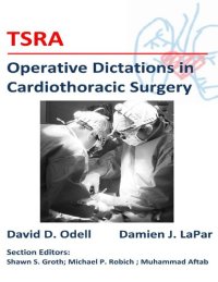 cover of the book TSRA Operative Dictations in Cardiothoracic Surgery