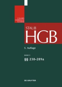 cover of the book Handelsgesetzbuch: Band 5 §§ 238-289a