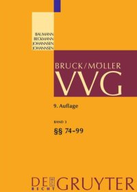 cover of the book VVG: Band 3 §§ 74-99 VVG