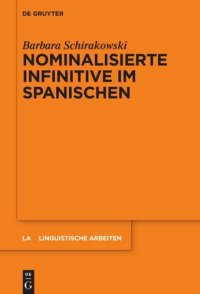 cover of the book Nominalisierte Infinitive im Spanischen