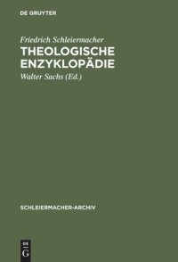 cover of the book Theologische Enzyklopädie: (1831/32). Nachschrift David Friedrich Strauß