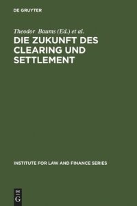 cover of the book Die Zukunft des Clearing und Settlement