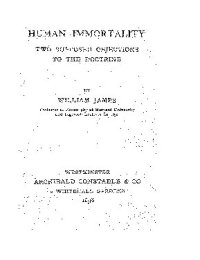 cover of the book Human Immortality: Two Supposed Objections to the Doctrine