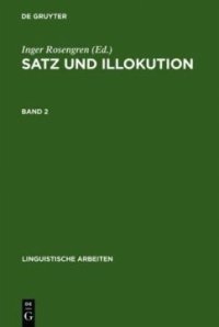 cover of the book Satz und Illokution: Bd. 2