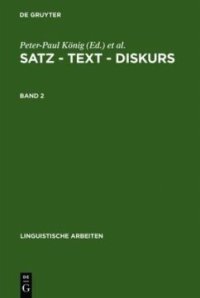 cover of the book Satz – Text – Diskurs: Band 2