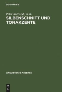 cover of the book Silbenschnitt und Tonakzente