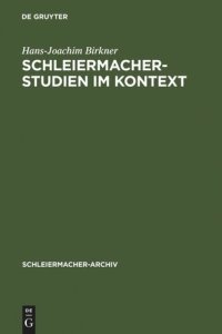 cover of the book Schleiermacher-Studien im Kontext