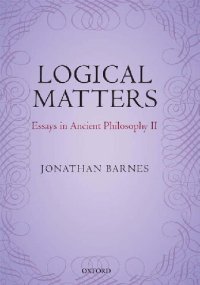 cover of the book Logical Matters: Essays in Ancient Philosophy II