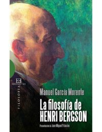 cover of the book La filosofía de Henri Bergson