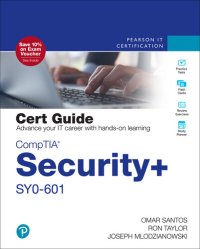 cover of the book CompTIA Security+ SY0-601 Cert Guide (Certification Guide)