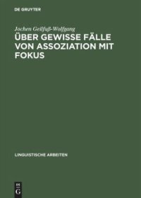 cover of the book Über gewisse Fälle von Assoziation mit Fokus