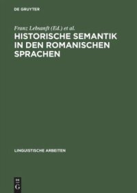 cover of the book Historische Semantik in den romanischen Sprachen