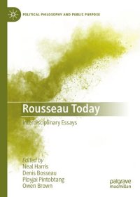 cover of the book Rousseau Today: Interdisciplinary Essays