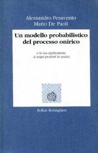 cover of the book Un modello probabilistico del processo onirico