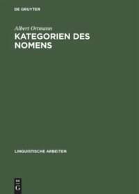 cover of the book Kategorien des Nomens: Schnittstellen und Ökonomie