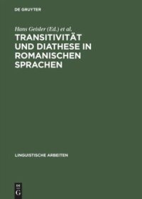 cover of the book Transitivität und Diathese in romanischen Sprachen