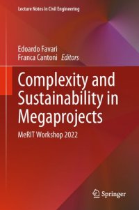 cover of the book Complexity and Sustainability in Megaprojects: MeRIT Workshop 2022