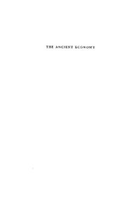 cover of the book The Ancient Economy: Evidence and Models