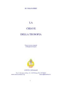 cover of the book LA CHIA VE DELLA TEOSOFIA