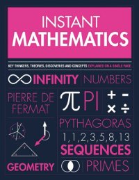 cover of the book Instant Mathematics: Key Thinkers, Theories, Discoveries and Concepts Explained on a Single Page