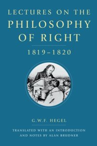 cover of the book Lectures on the Philosophy of Right, 1819-1820