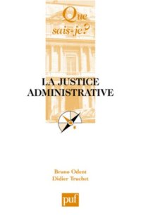 cover of the book La justice administrative