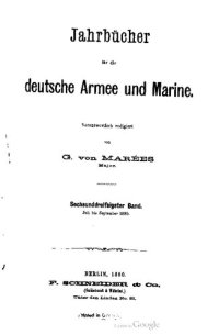 cover of the book Jahrbücher für die Deutsche Armee und Marine / Juli bis September 1880