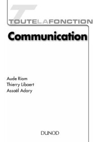 cover of the book Toute la fonction Communication