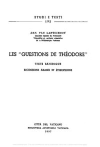 cover of the book Les Questions de Théodore. Texte Sahidique