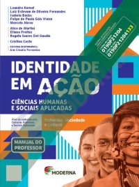 cover of the book Identidade em ação : ciências humanas e sociais aplicadas. Volume 1: Indivíduo, sociedade e cultura [manual do professor]