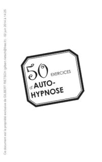 cover of the book 50 exercices d'auto-hypnose