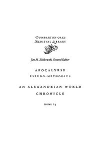 cover of the book Apocalypse of Pseudo-Methodius. An Alexandrian World Chronicle